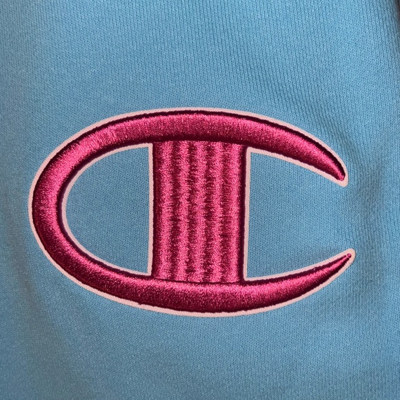 Pink & Blue Champion Sweatpants - Picture 4 of 5